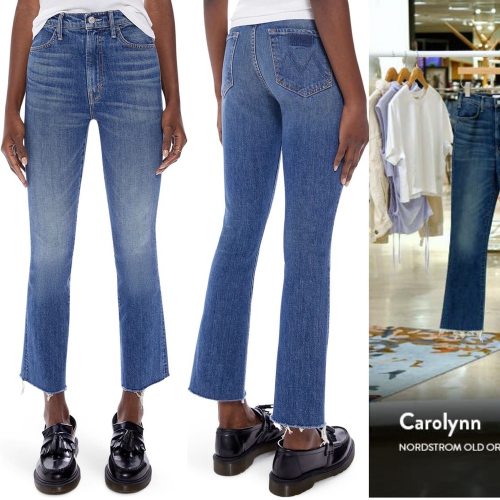 mother superior hustler ankle fray jeans